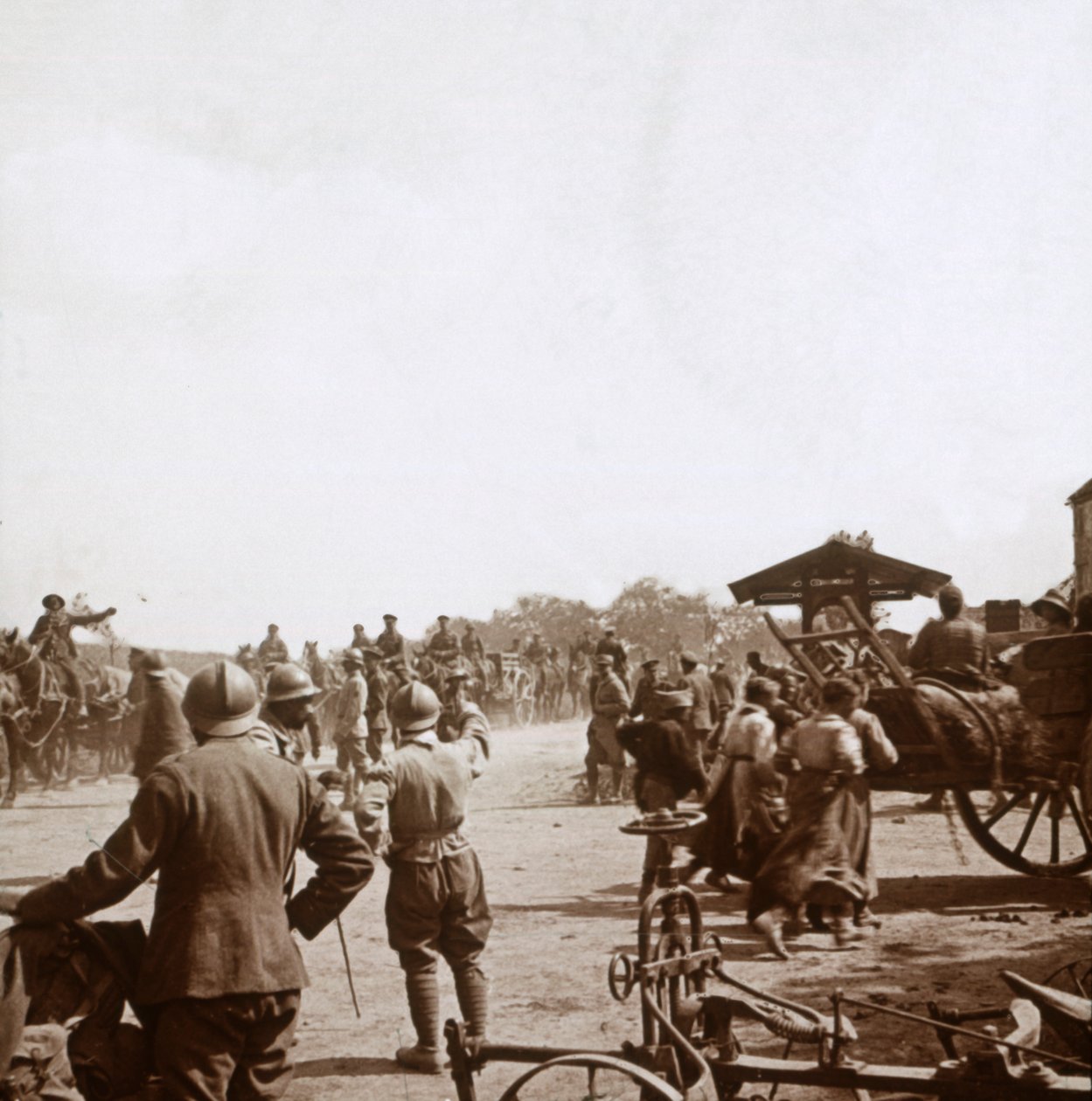 French soldiers, Igny, Northern France, c1914-c1918 by Unbekannt