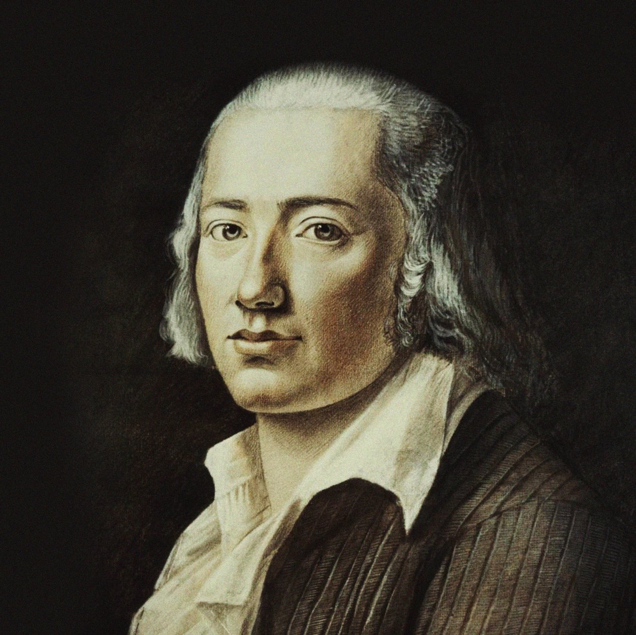 Friedrich Hölderlin 1770-1843 (after Franz Karl Hiemer) by Unbekannt