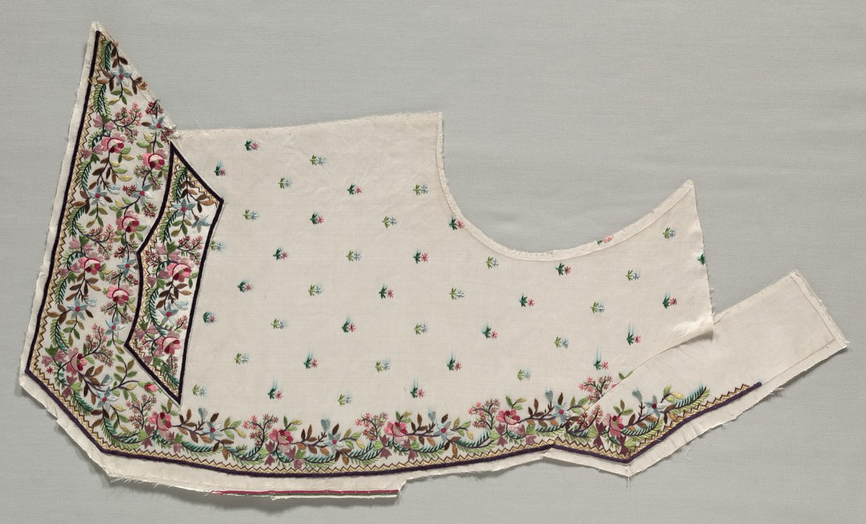 Front Half of a Vest, late 1700s by Unbekannt