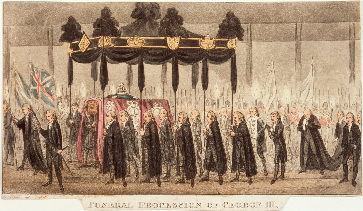 Funeral Procession of George III by Unbekannt