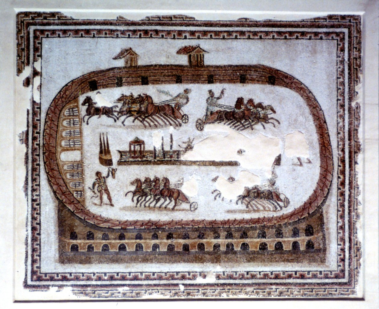 Games, Roman mosaic from Carthage, 2nd century AD by Unbekannt