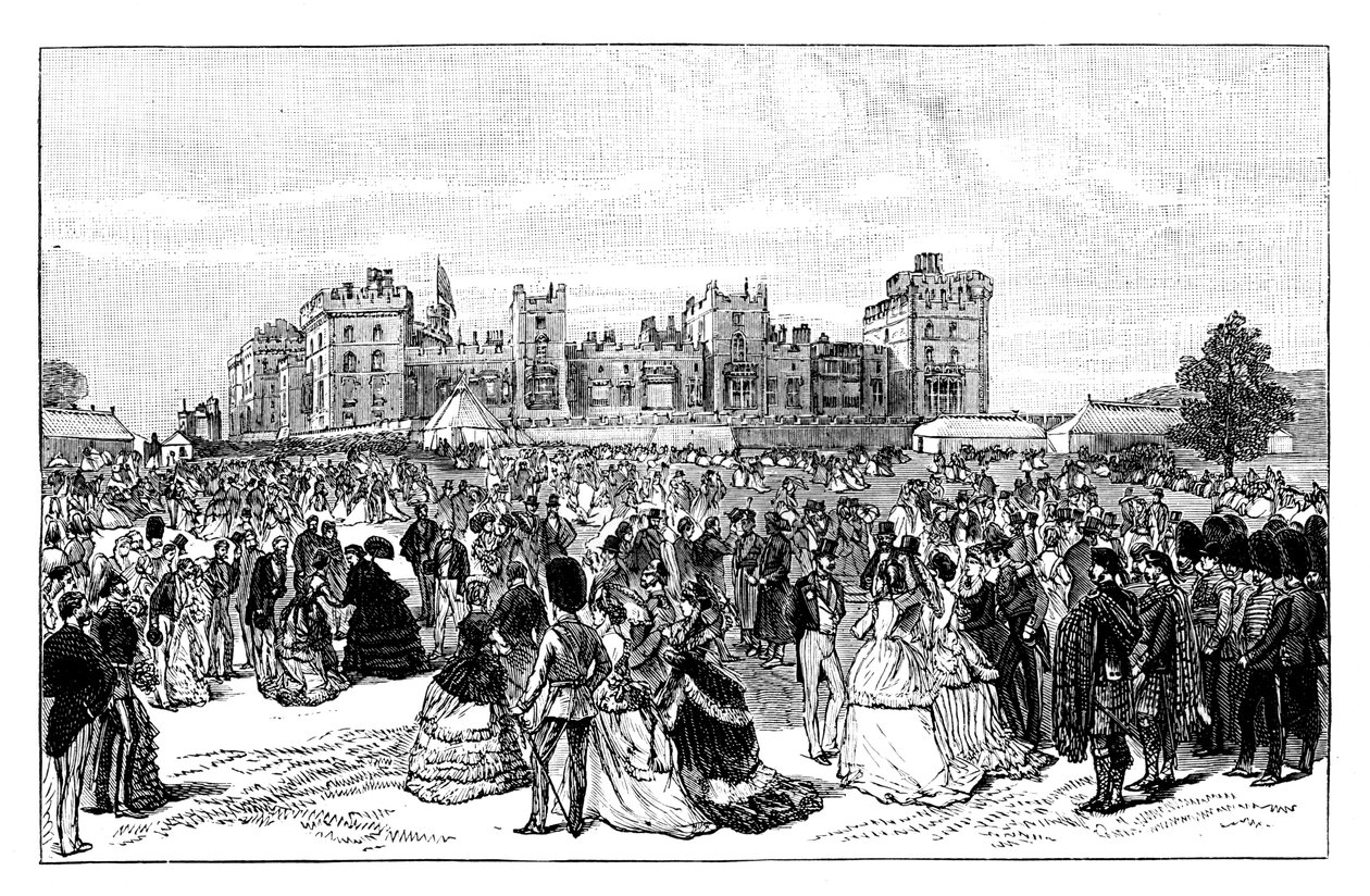 Garden Party at Windsor Castle by Unbekannt