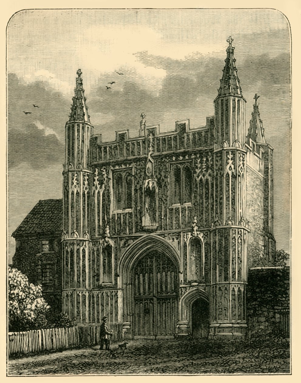Gate of St. Johns Abbey by Unbekannt