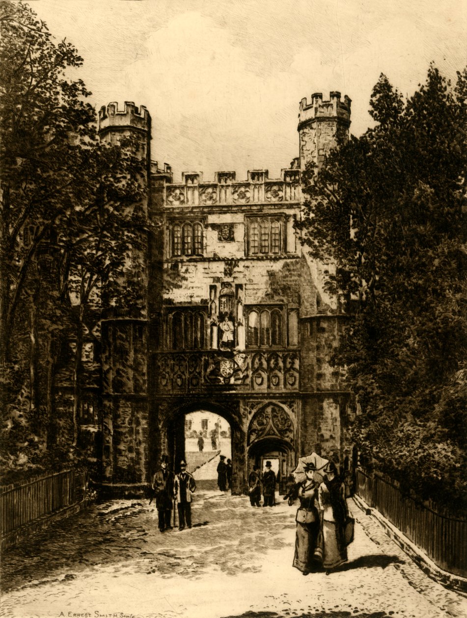 Gateway of Trinity College, Cambridge by Unbekannt