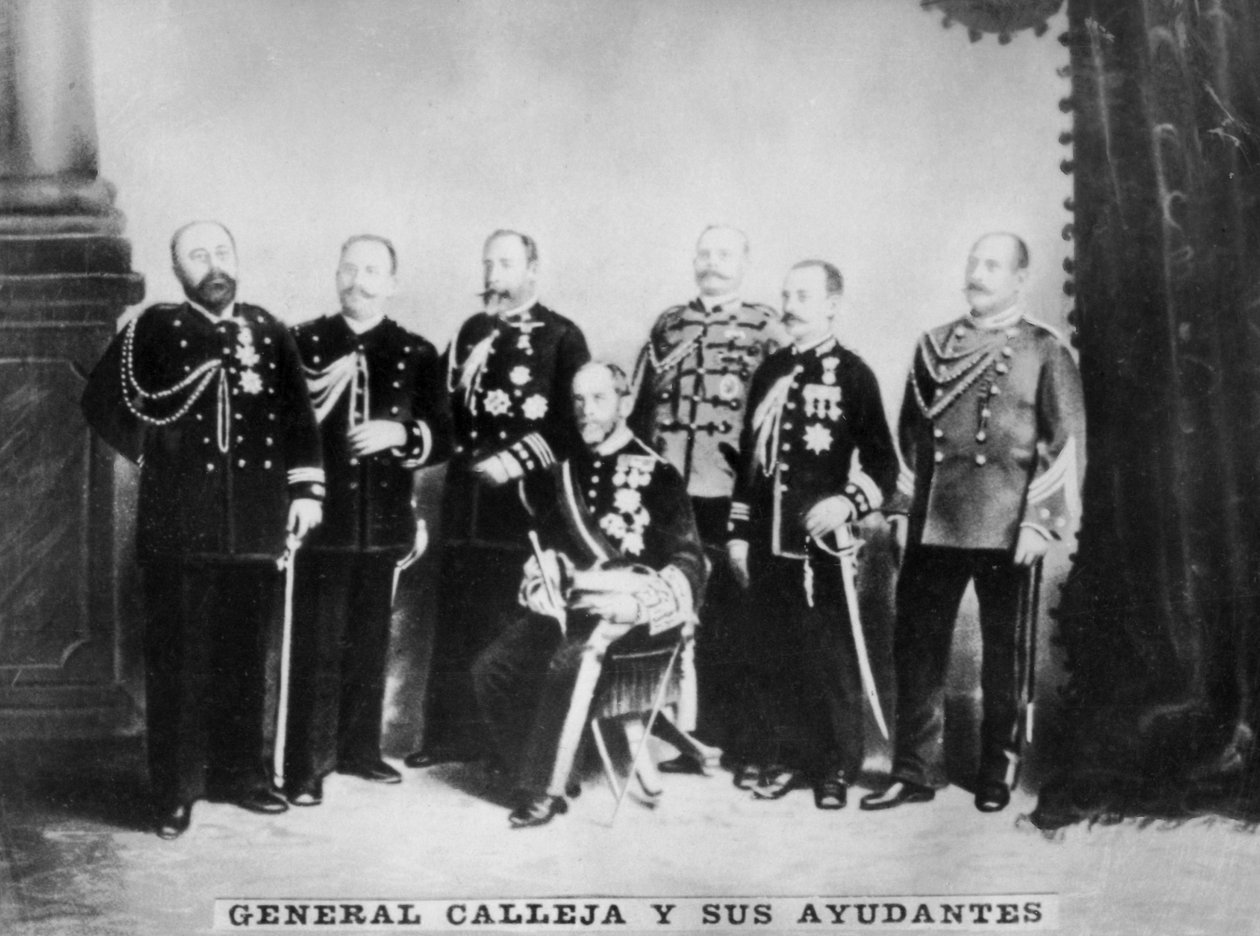 General Calleja and His Staff by Unbekannt