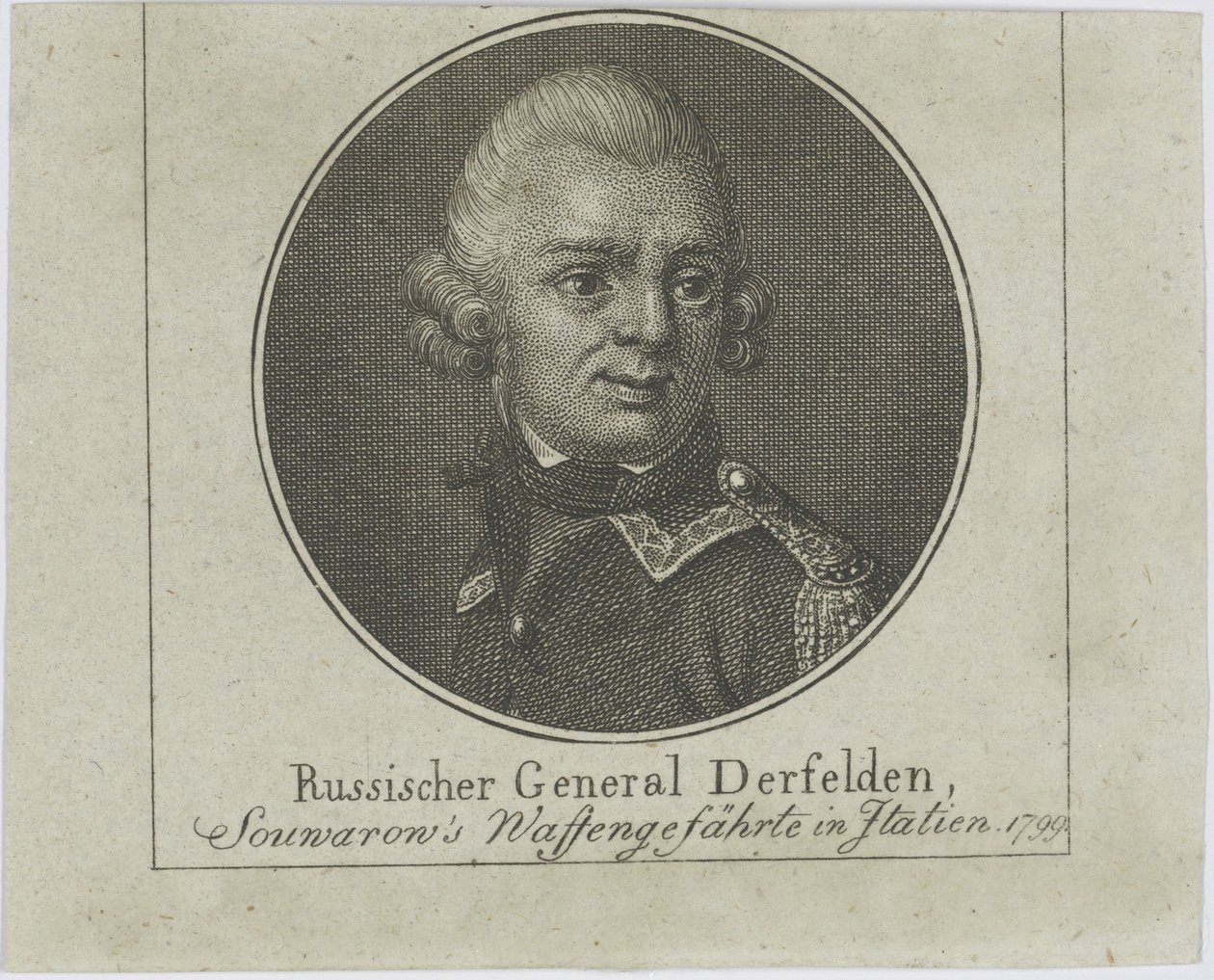 General Otto Wilhelm Derfelden by Unbekannt
