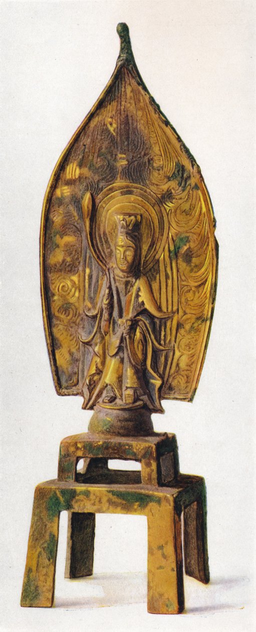 Gilt Bronze Figure of Kuan-Yin by Unbekannt