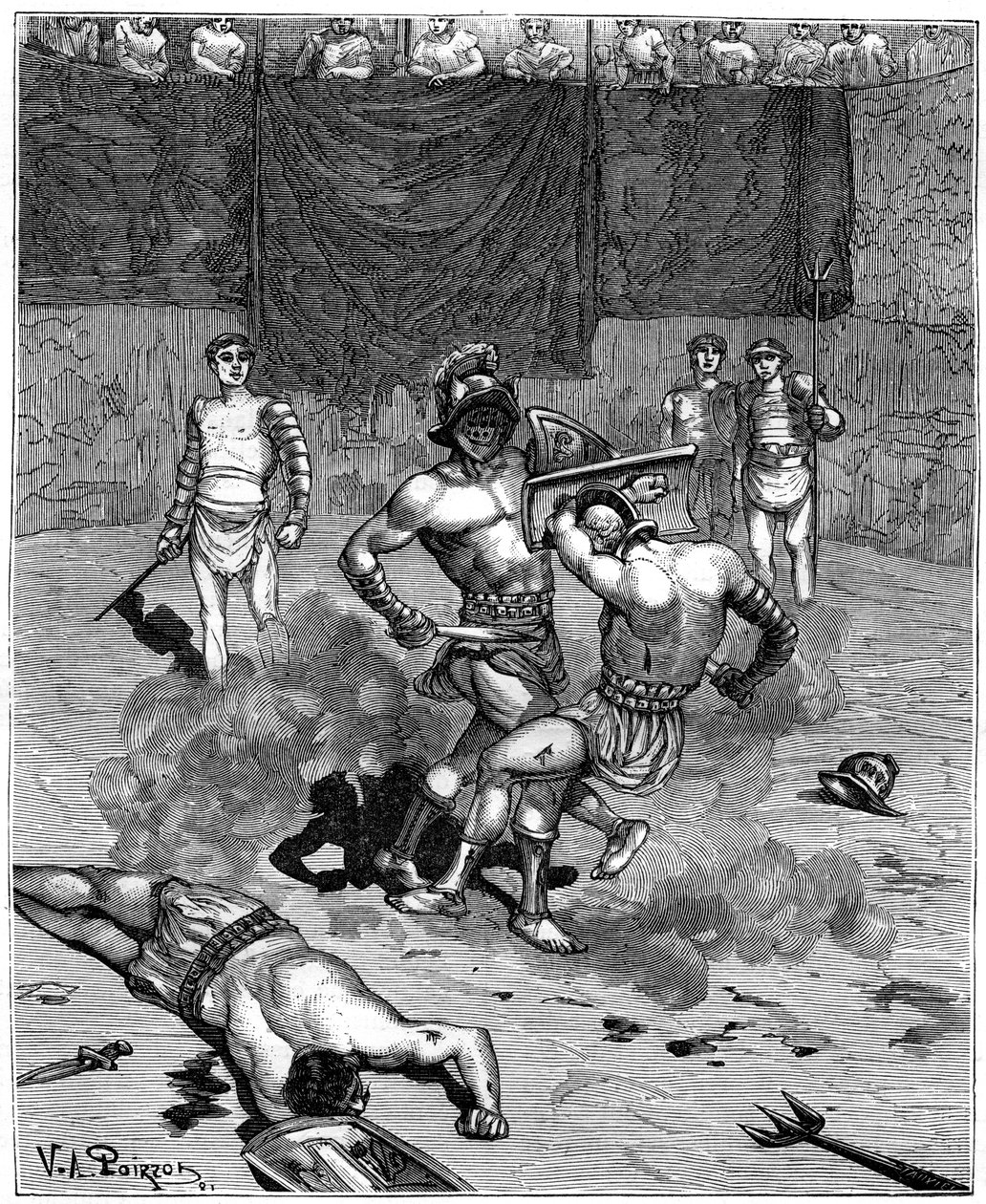 Gladiatorial Combat by Unbekannt