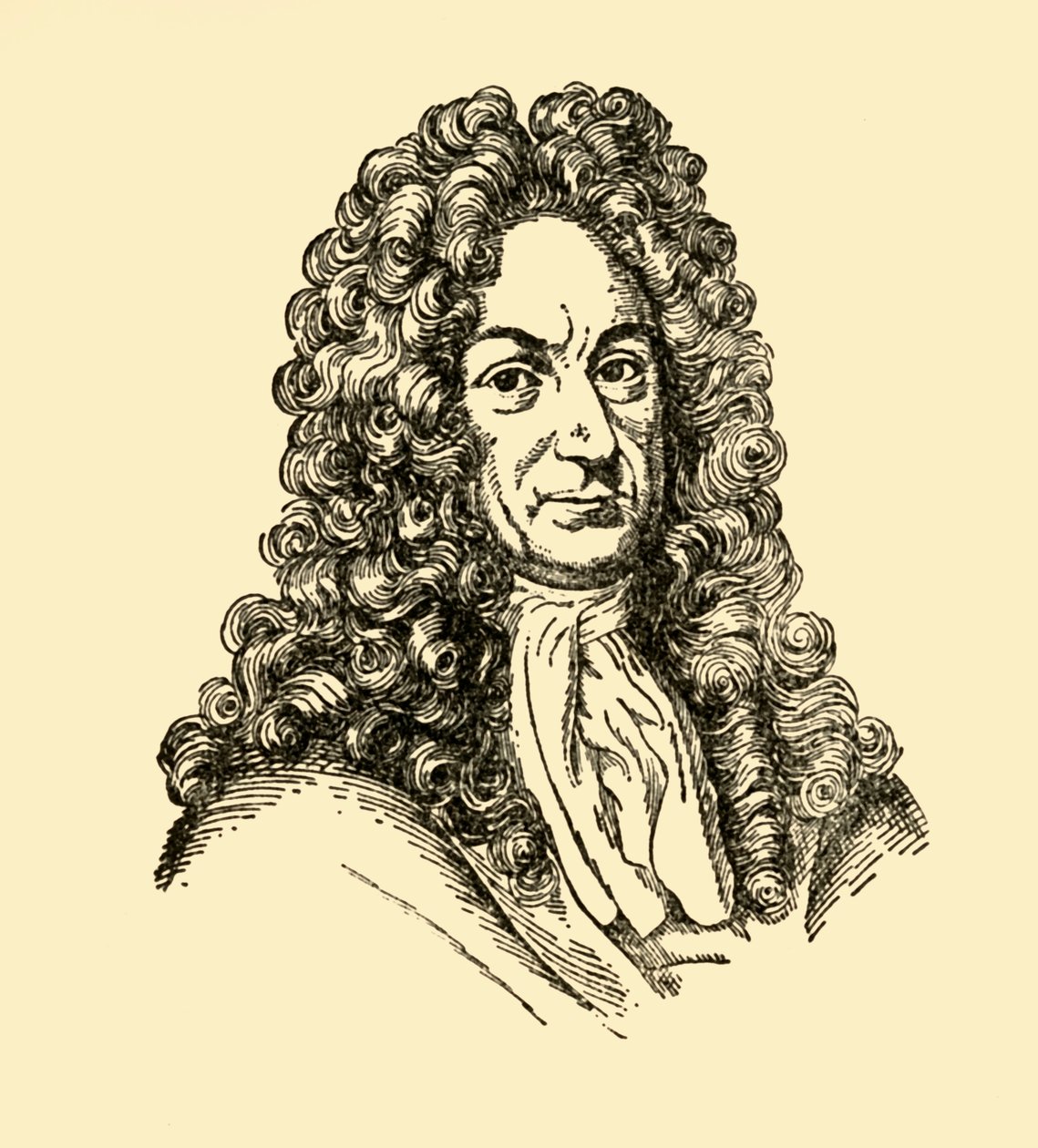 Gottfried Wilhelm Leibniz by Unbekannt