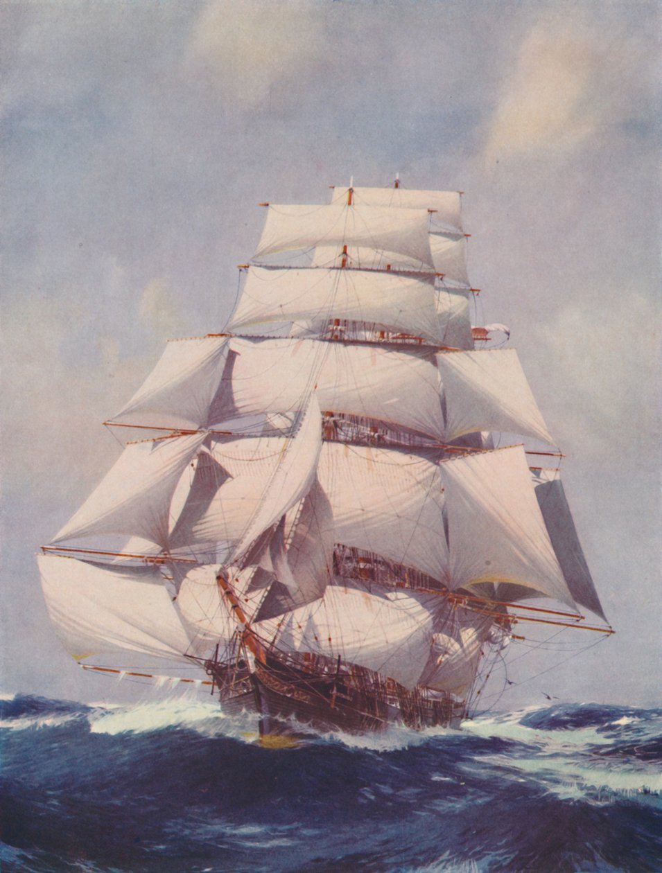Gracefully Riding the Seas by Unbekannt