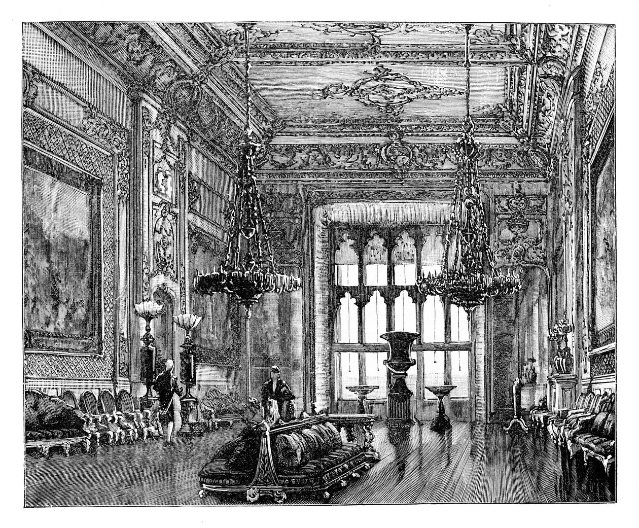 Grand Reception Room, Windsor Castle by Unbekannt