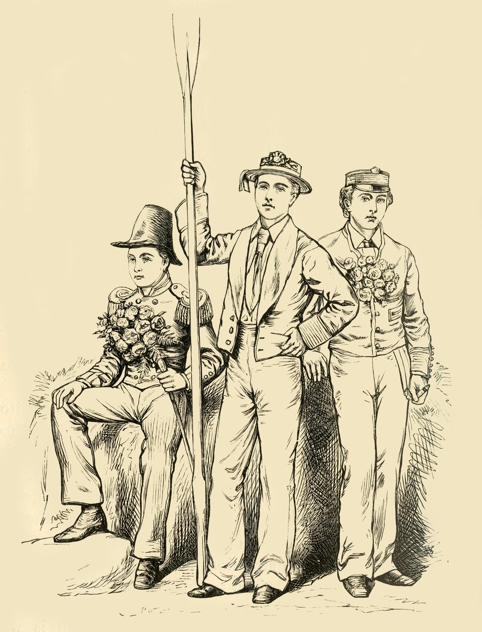 Group on the Fourth of June by Unbekannt