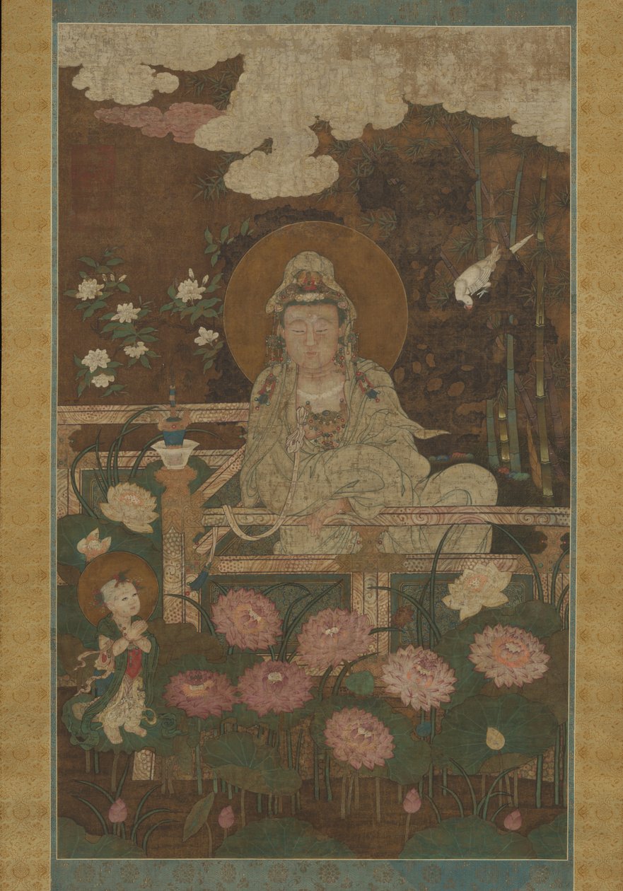 Guanyin as the Nine-Lotus Bodhisattva by Unbekannt
