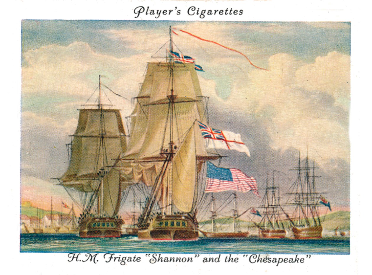 H.M. Frigate Shannon and the Chesapeake, 1936 by Unbekannt