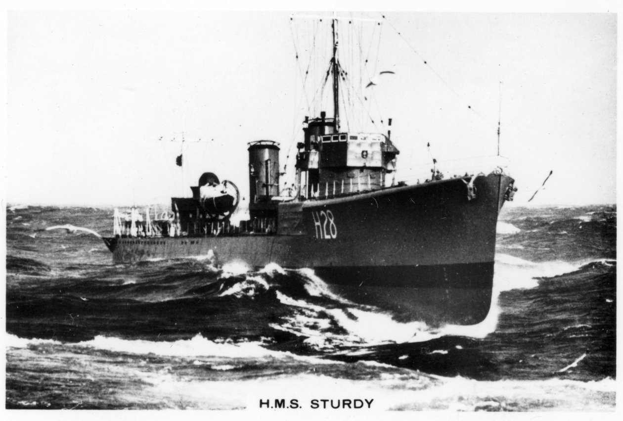 HMS Sturdy, S Class Destroyer by Unbekannt