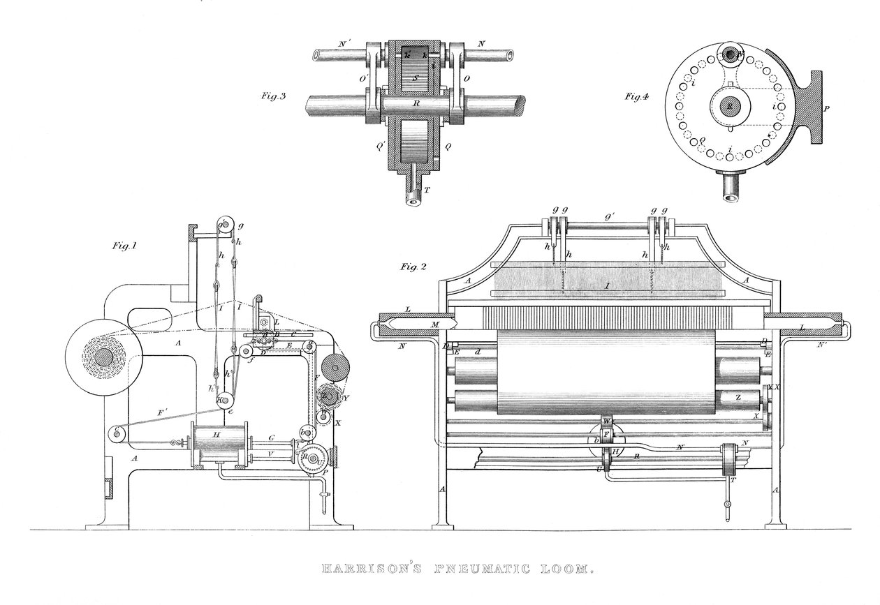 Harrisons Pneumatic Loom by Unbekannt