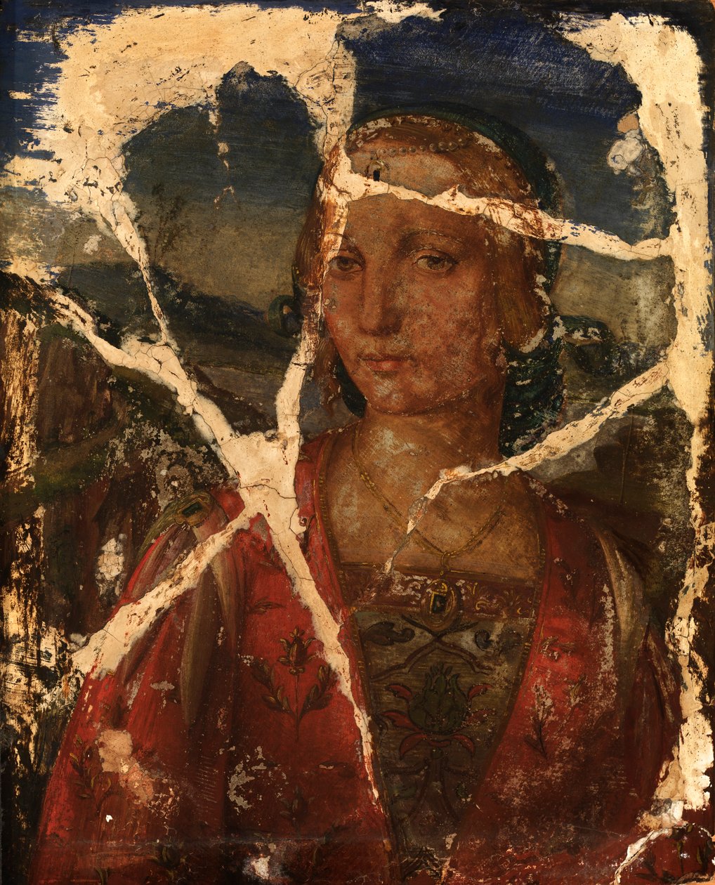 Head of a Young Woman by Unbekannt