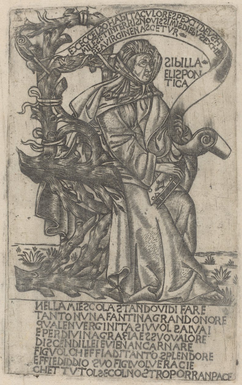 Hellespontine Sibyl by Unbekannt