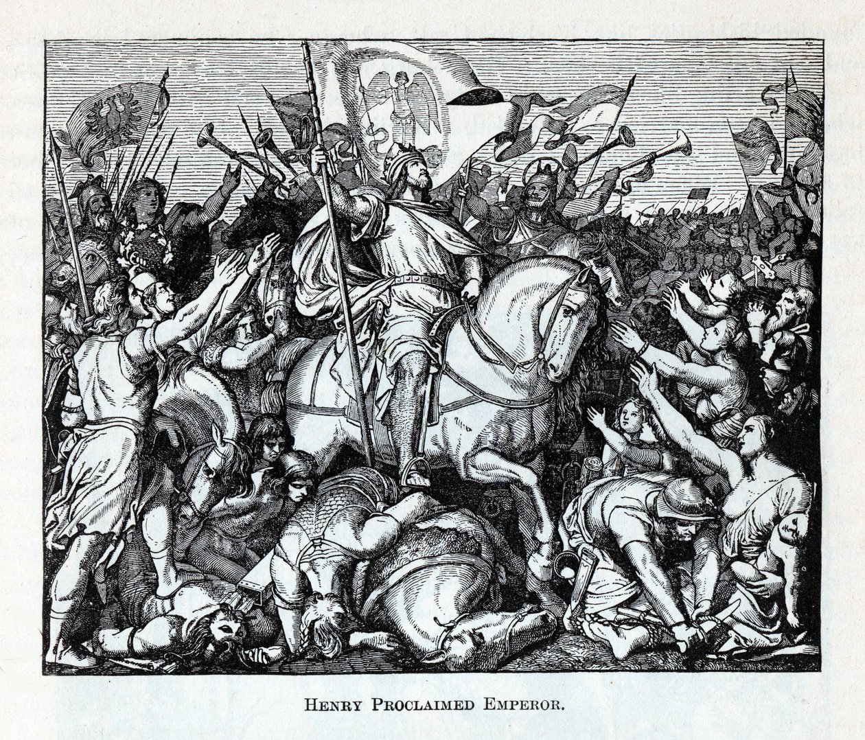 Henry Proclaimed Emperor by Unbekannt