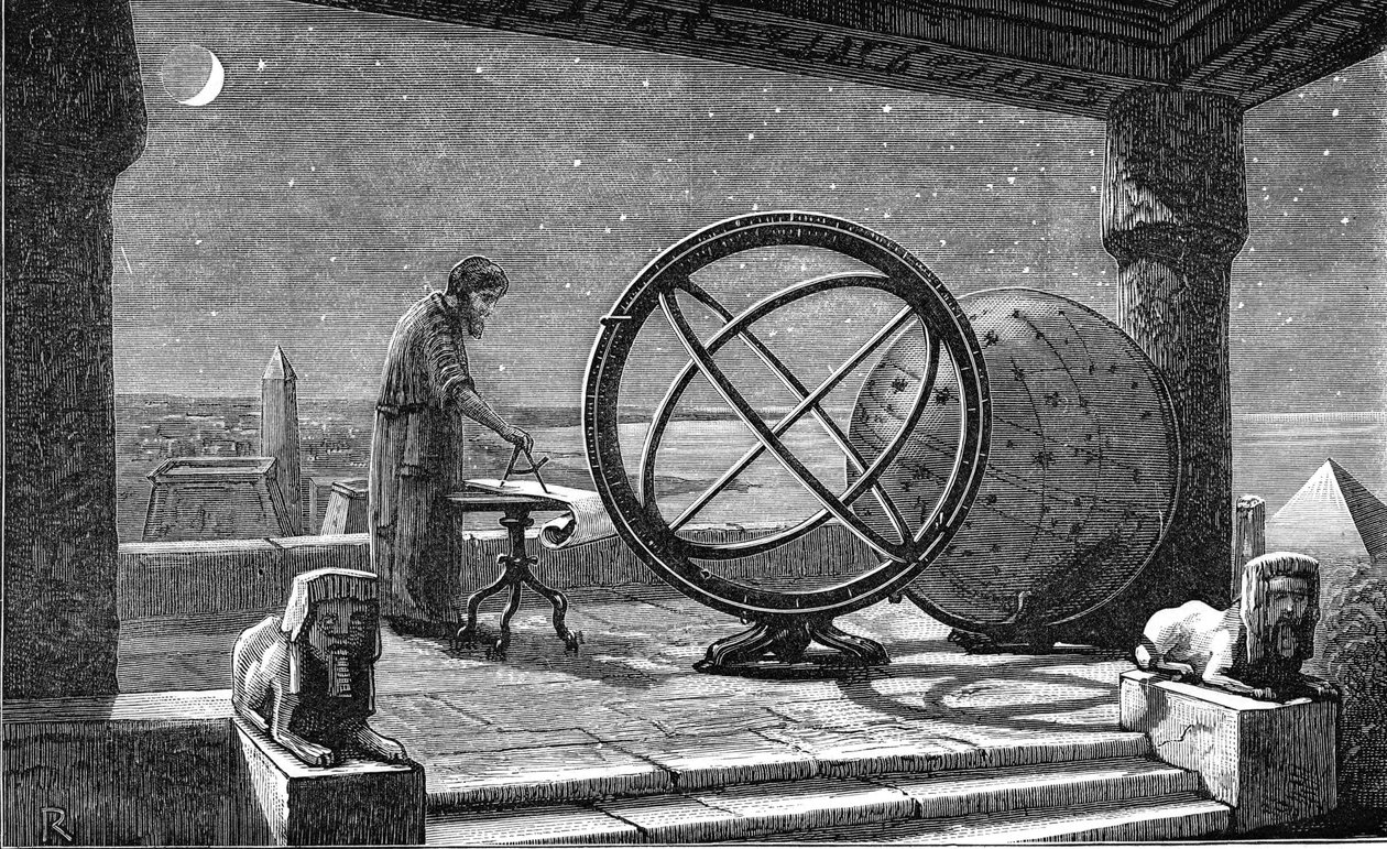Hipparchus, Ancient Greek Astronomer, 2nd Century BC c1880 by Unbekannt