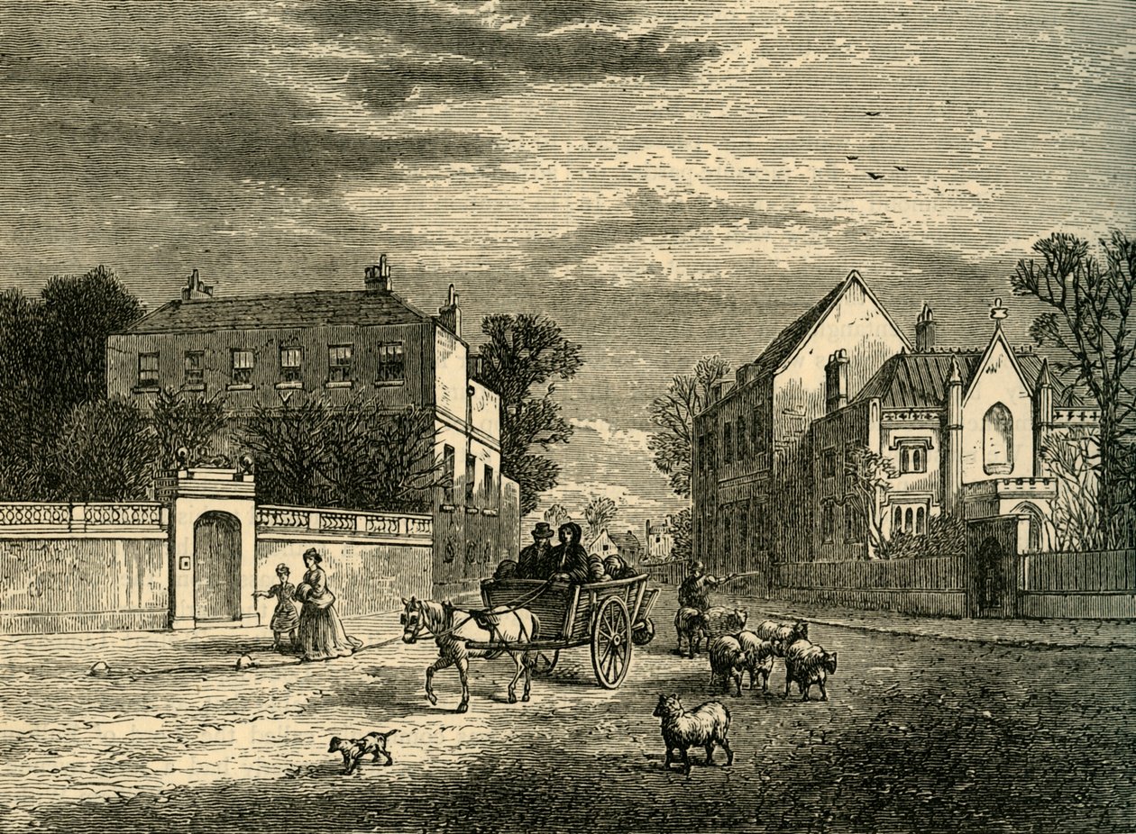 Holcrofts and the Priory, Fulham by Unbekannt