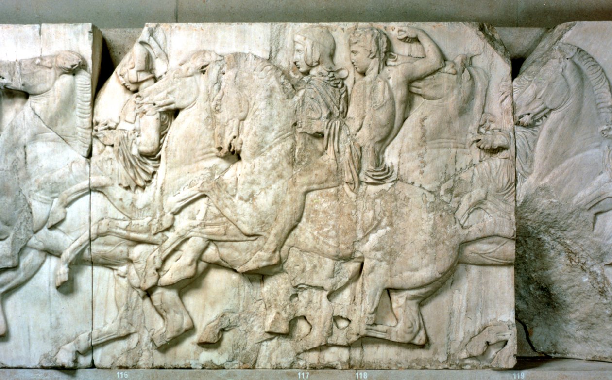 Horsemen from the Parthenon Frieze by Unbekannt