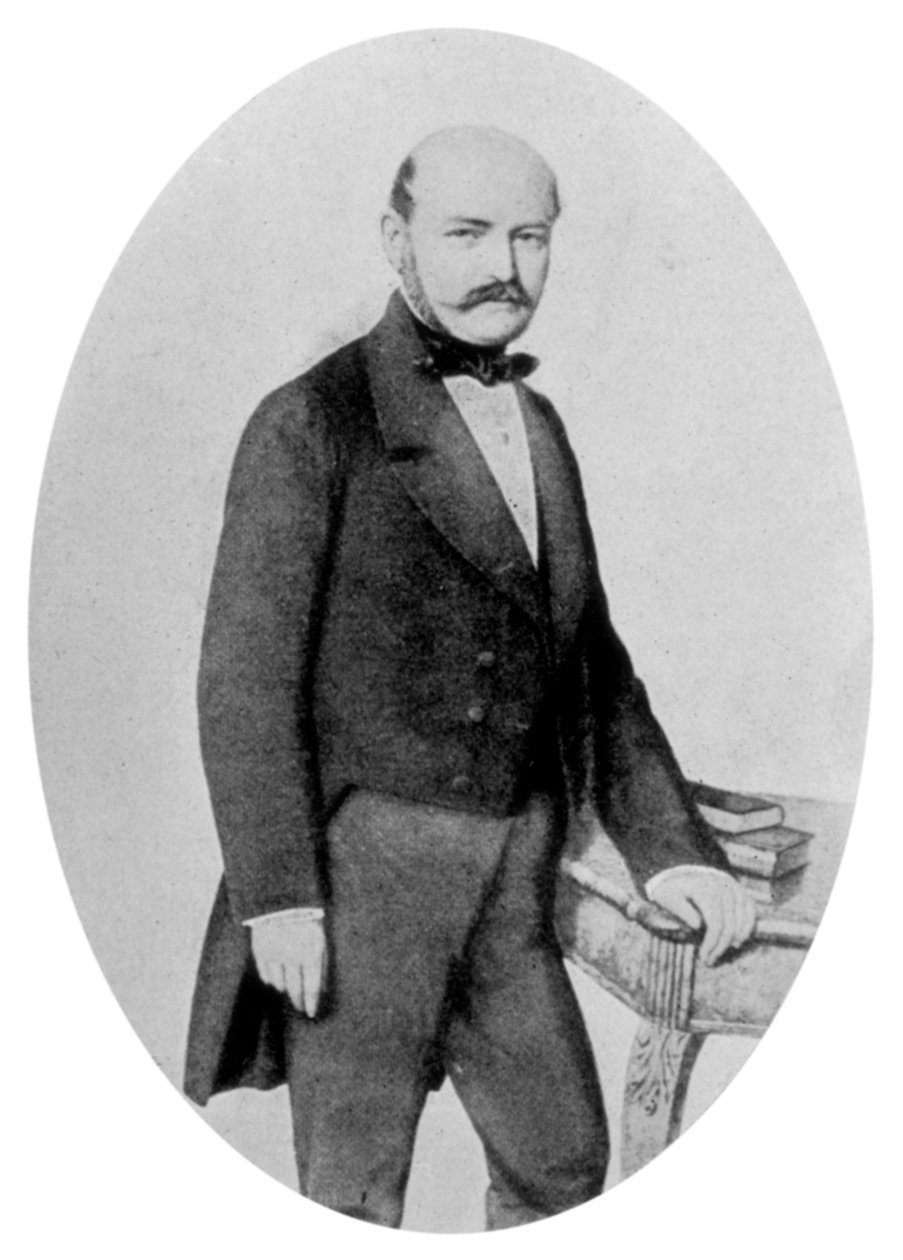 Ignaz Philip Semmelweis, Hungarian Obstetrician, 19th Century by Unbekannt