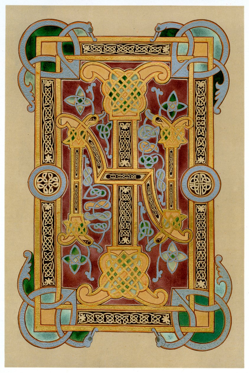 Illuminated Initials I and N by Unbekannt