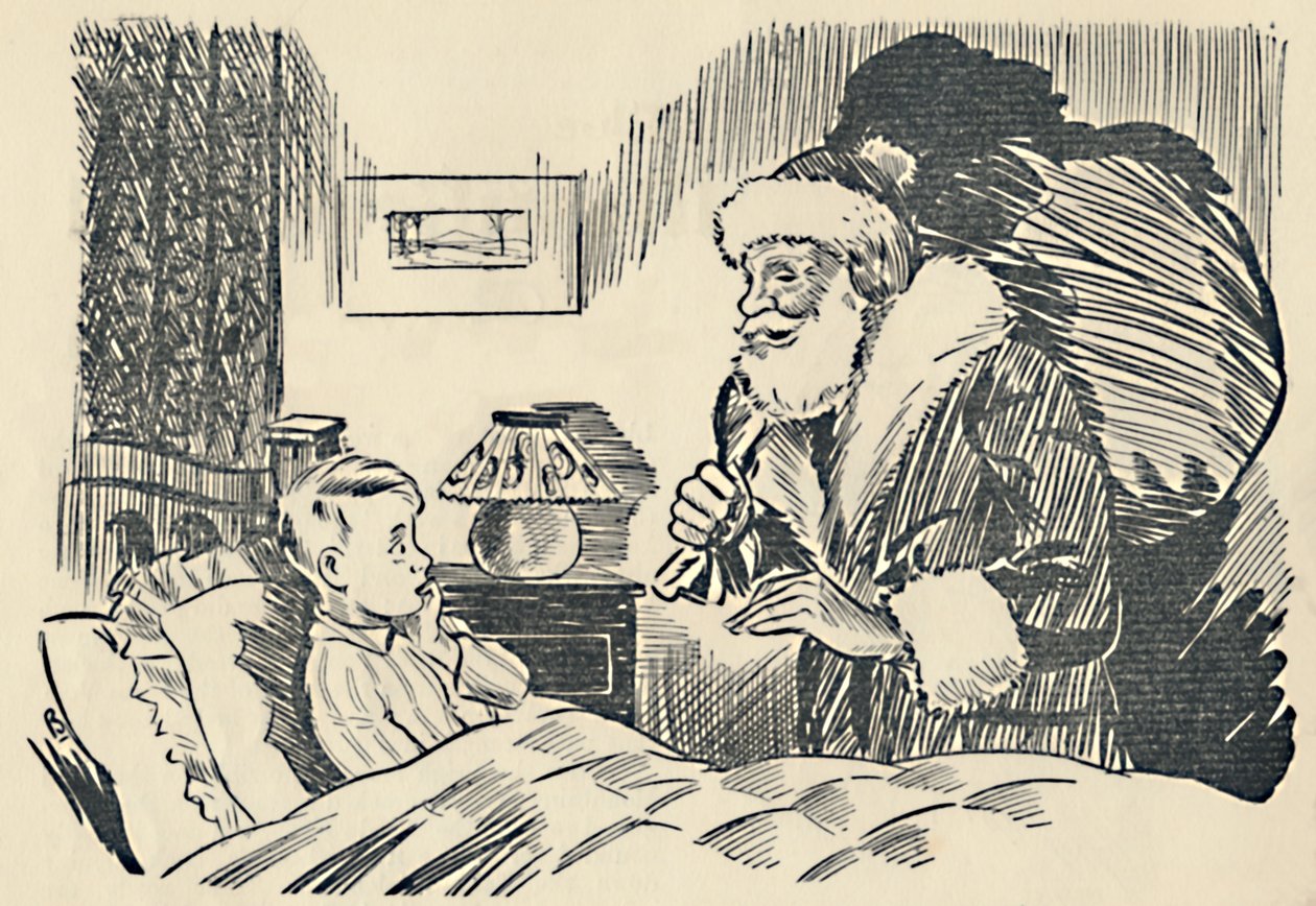 Illustration from The Mystification of Santa Claus by Unbekannt