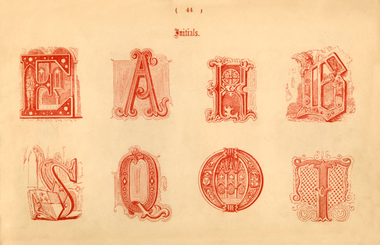 Initials by Unbekannt