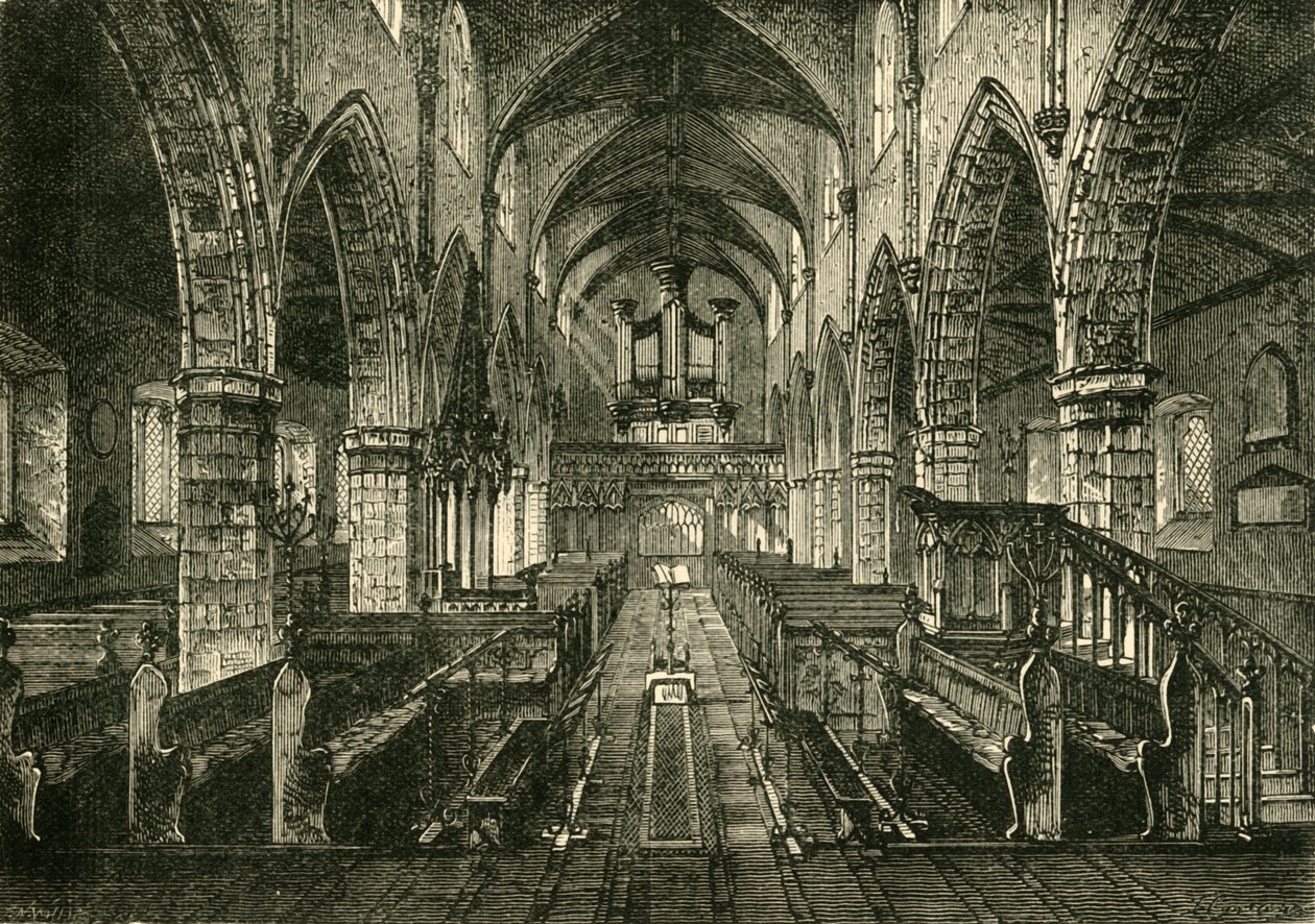 Interior of Londonderry Cathedral by Unbekannt