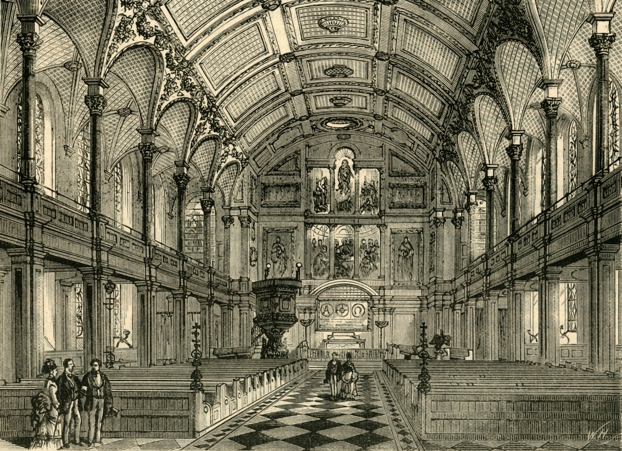 Interior of St. Andrews Church by Unbekannt