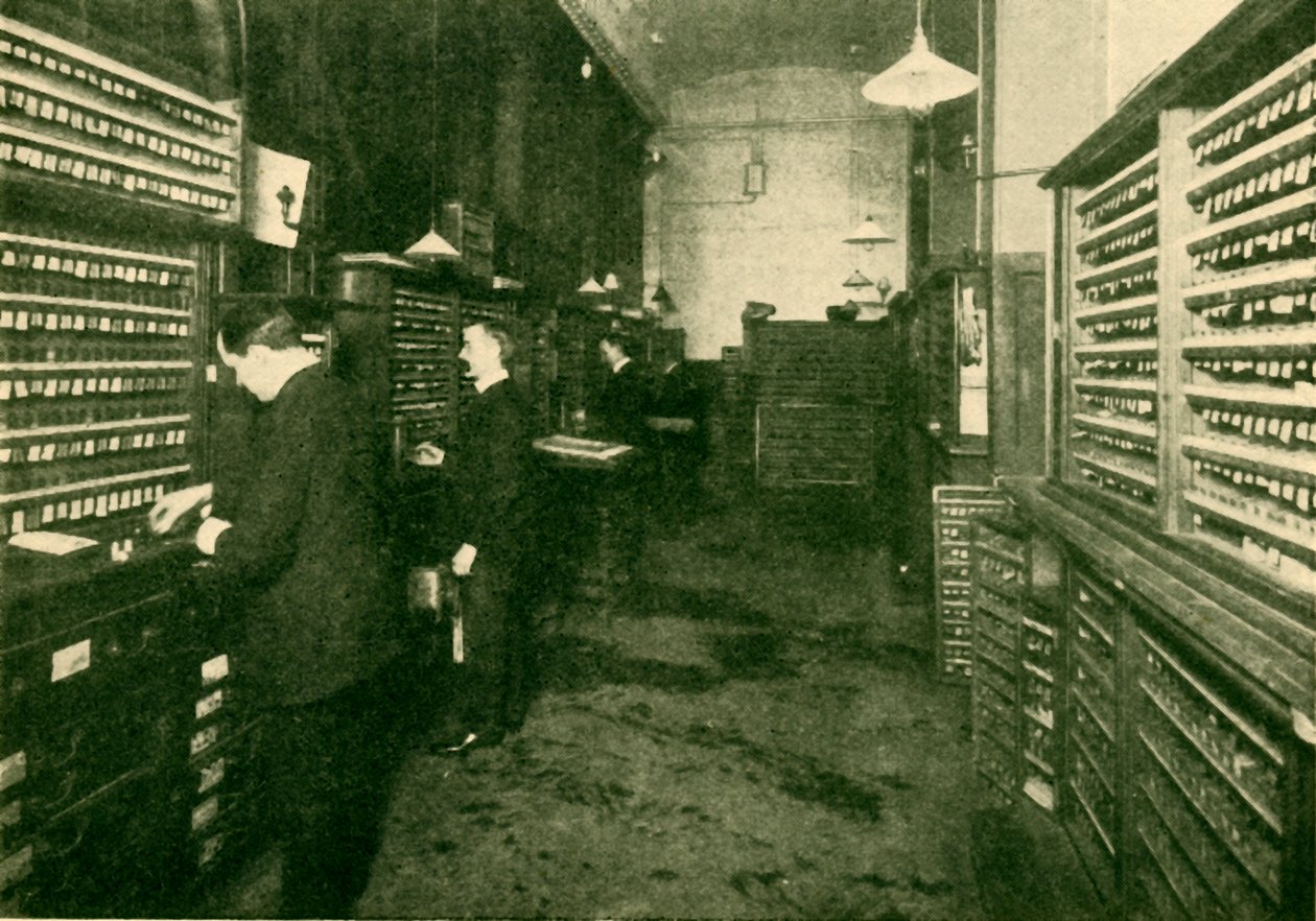 Interior of a Great Western Booking-Office by Unbekannt