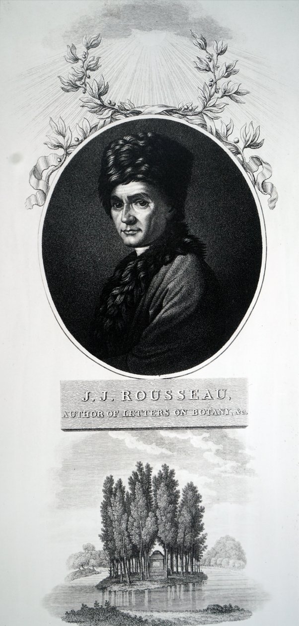 Jean-Jacques Rousseau by Unbekannt
