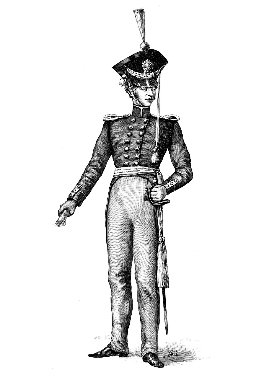 John Ericsson, Engineer, Pictured in the Swedish Army by Unbekannt