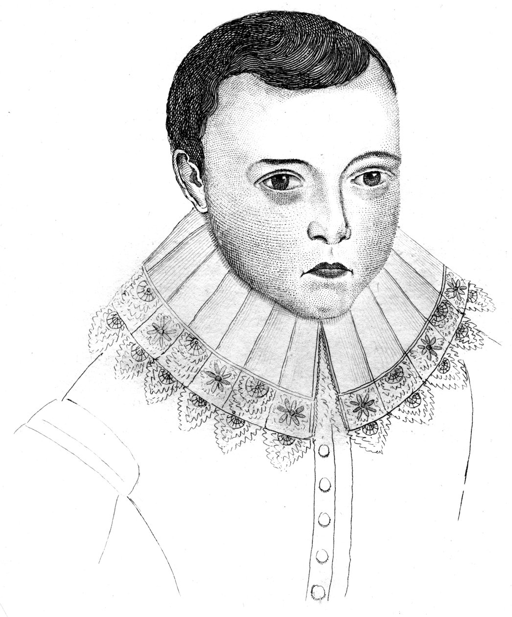 John Milton when young by Unbekannt