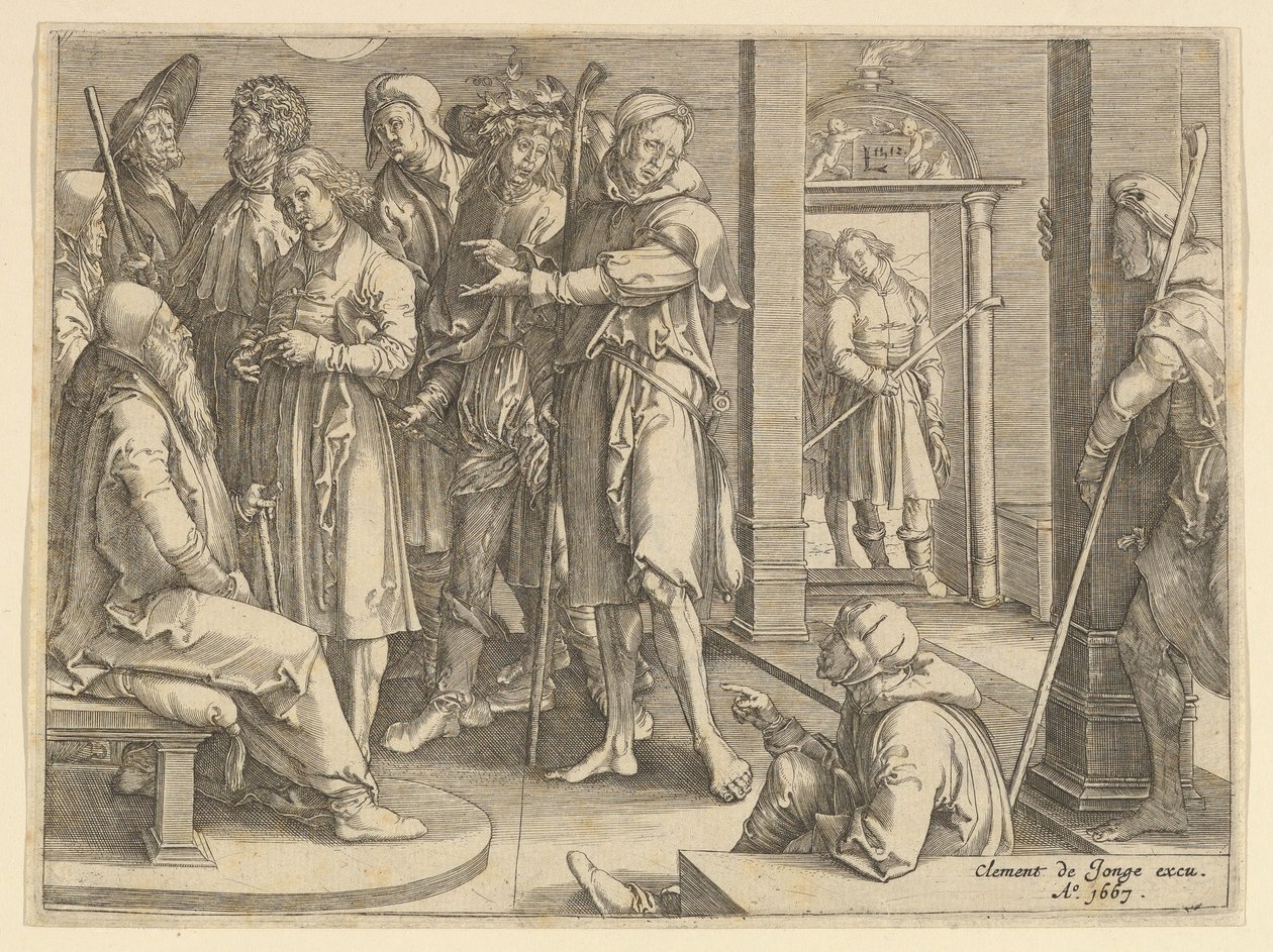 Joseph Telling His Dreams to Jacob by Unbekannt