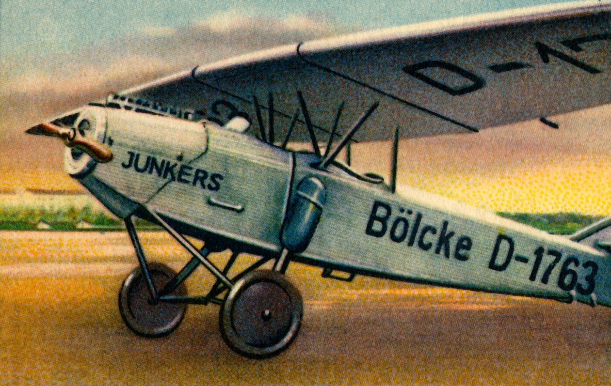 Junkers T 26E plane by Unbekannt