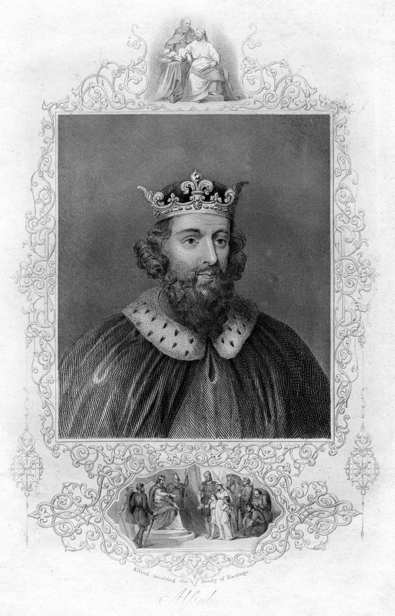 King Alfred the Great by Unbekannt