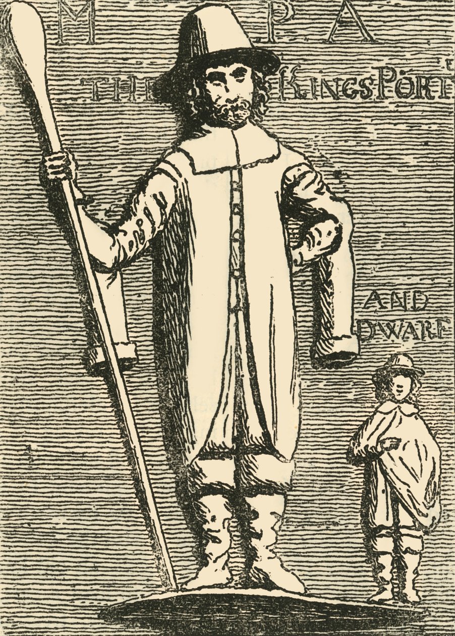 King Charles Porter and Dwarf by Unbekannt