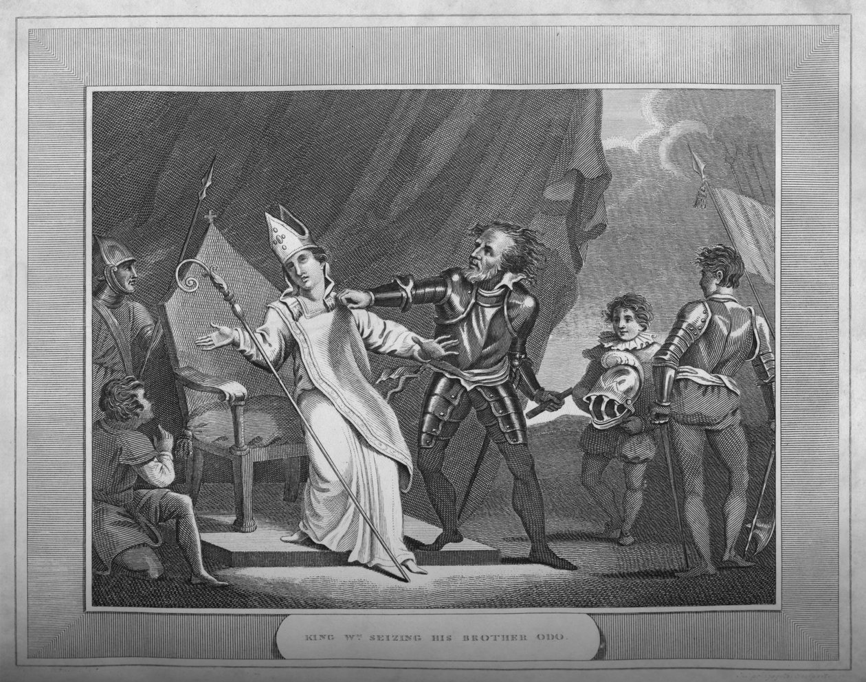 King William Seizing His Brother Odo by Unbekannt