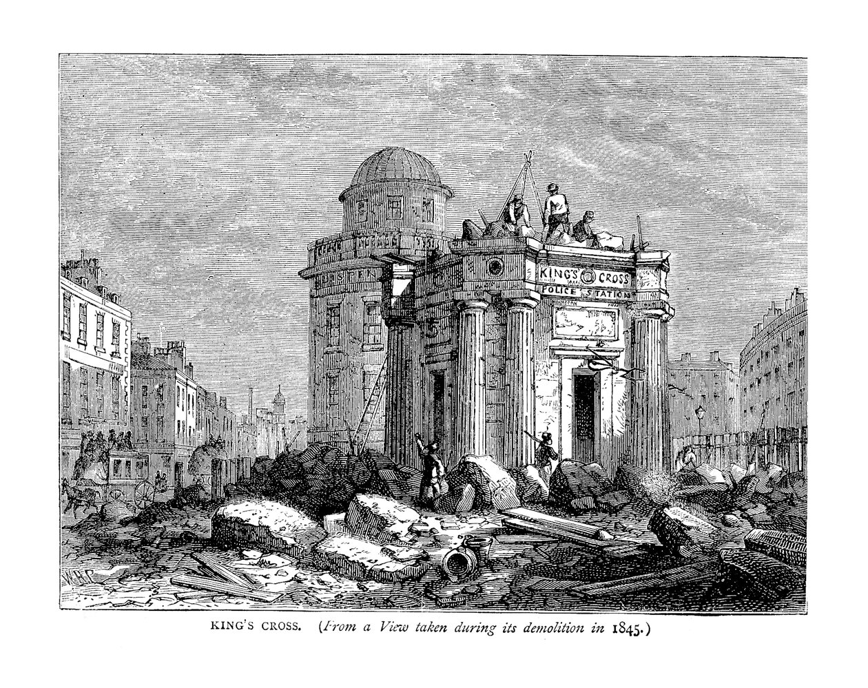 Kings Cross in 1845 by Unbekannt