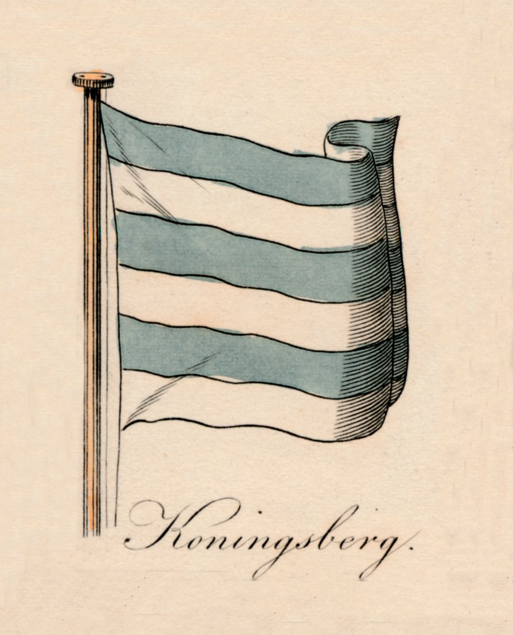 Koningsberg, 1838 by Unbekannt