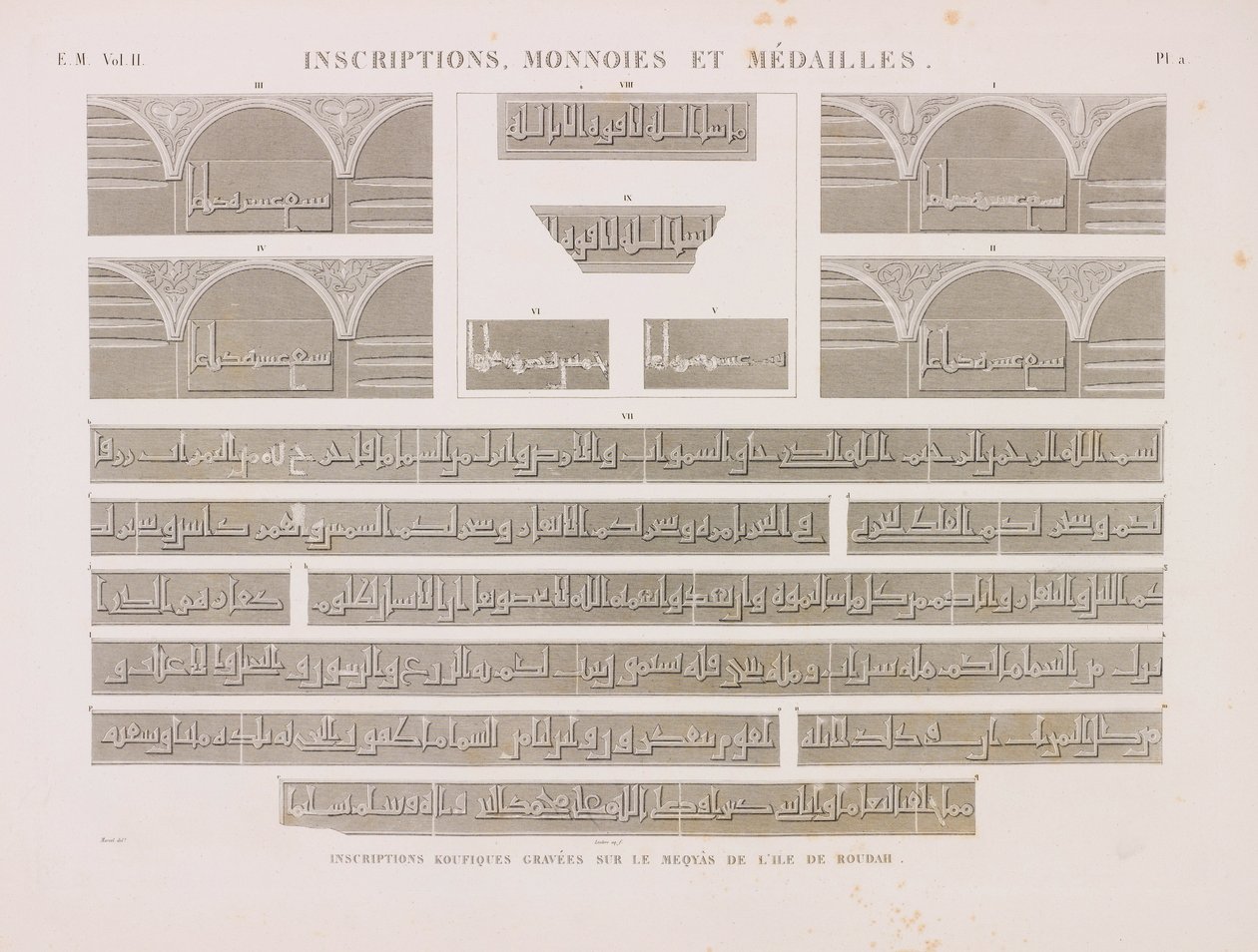 Kufic Inscriptions by Unbekannt