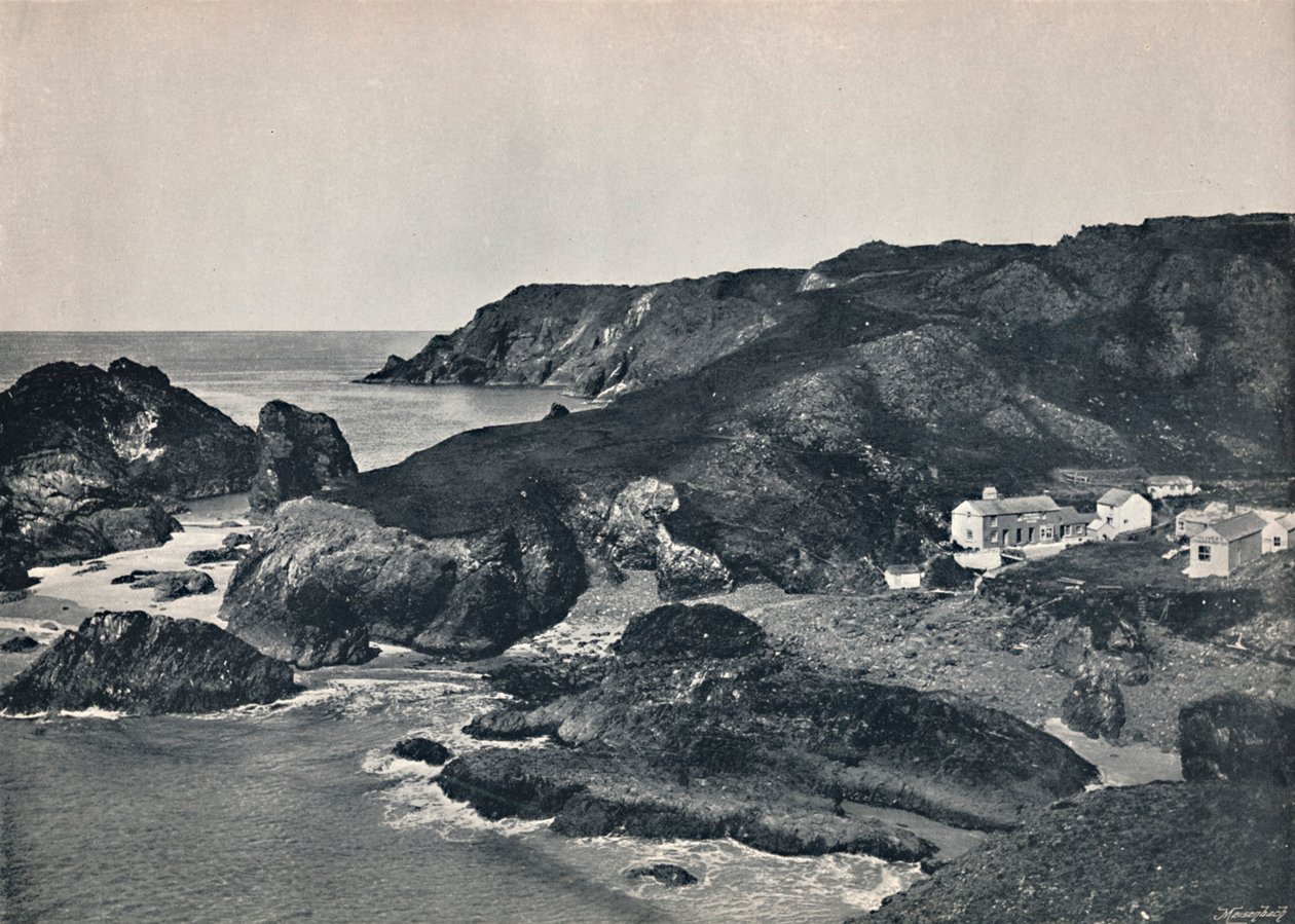 Kynance Cove - The Cove and Village by Unbekannt
