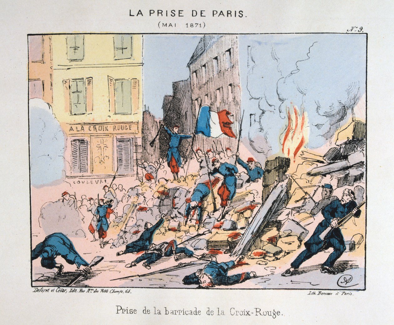 La Prise de Paris, May 1871 by Unbekannt