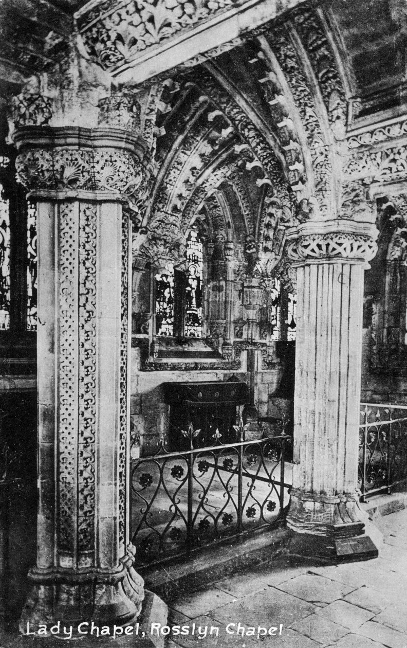 Lady Chapel, Rosslyn Chapel, Midlothian, Scotland, 20th century by Unbekannt