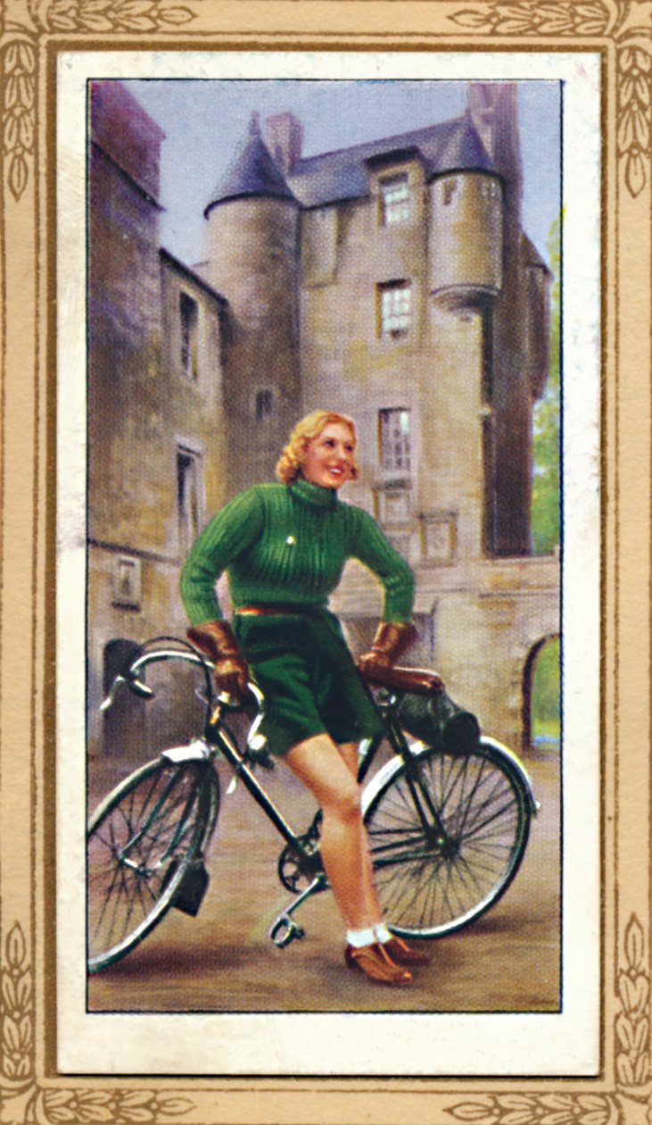 Lady Cyclist, 1939 by Unbekannt