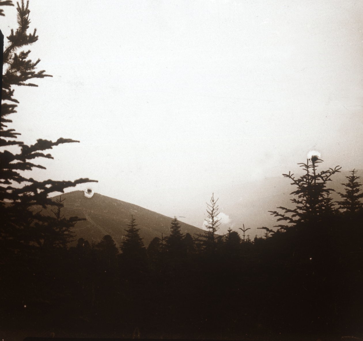 Landscape, Smoke in Distance, Alsace by Unbekannt