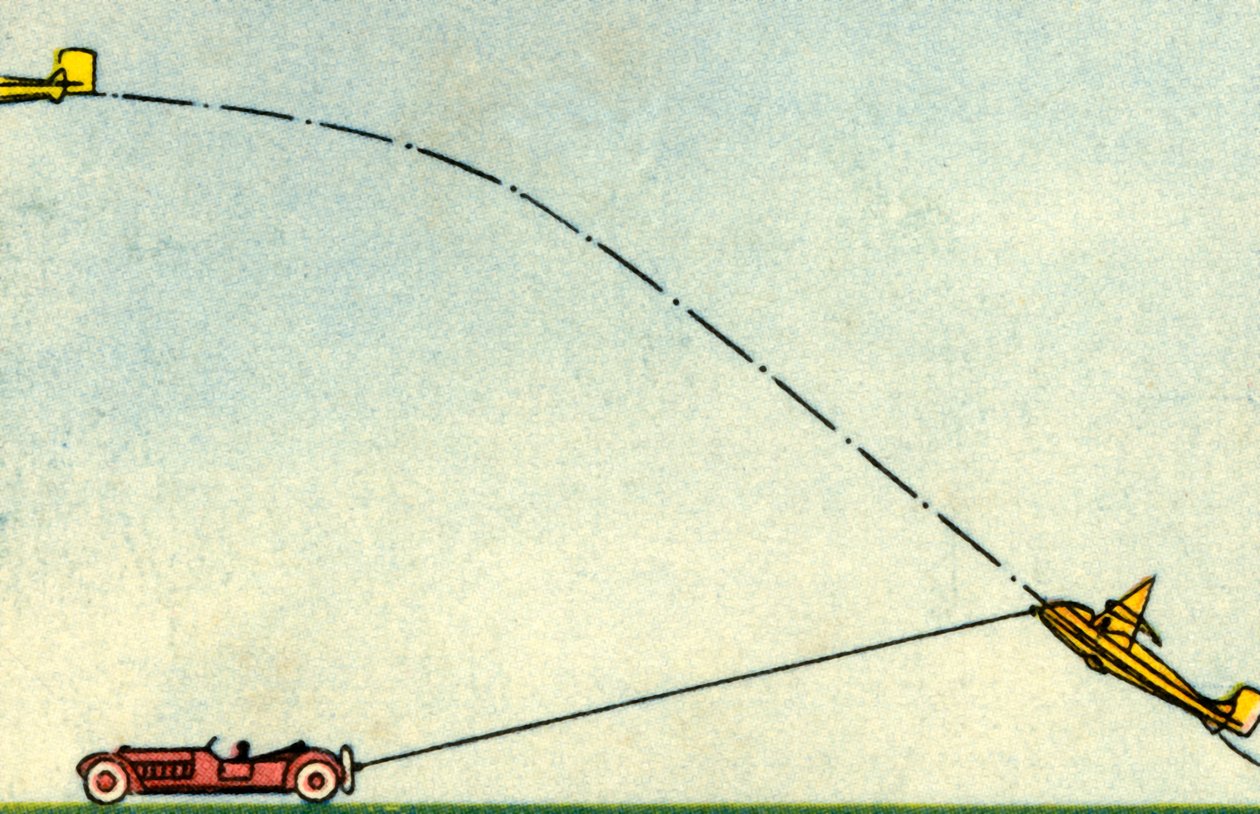 Launch of a Glider by Unbekannt